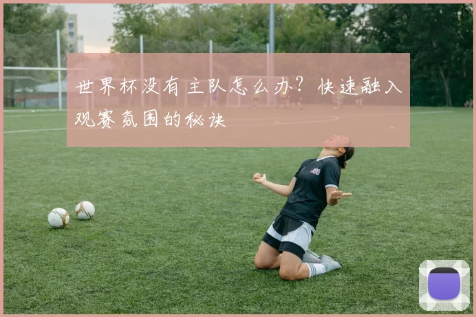 世界杯没有主队怎么办？快速融入观赛氛围的秘诀
